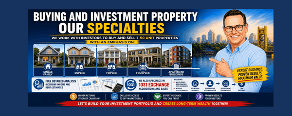 Buying and investment property specialties, including single-family homes and multifamily properties