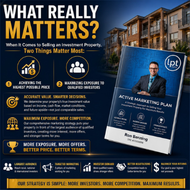 Investment property marketing plan focused on price and qualified buyer exposure