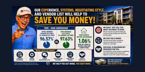 Our experience, systems, negotiating style, and vendor list help multifamily sellers save money