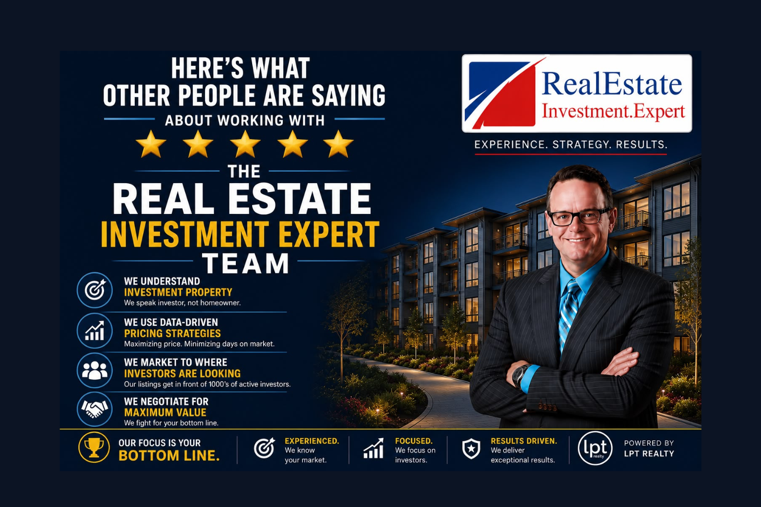 What clients say about working with the Real Estate Investment Expert team