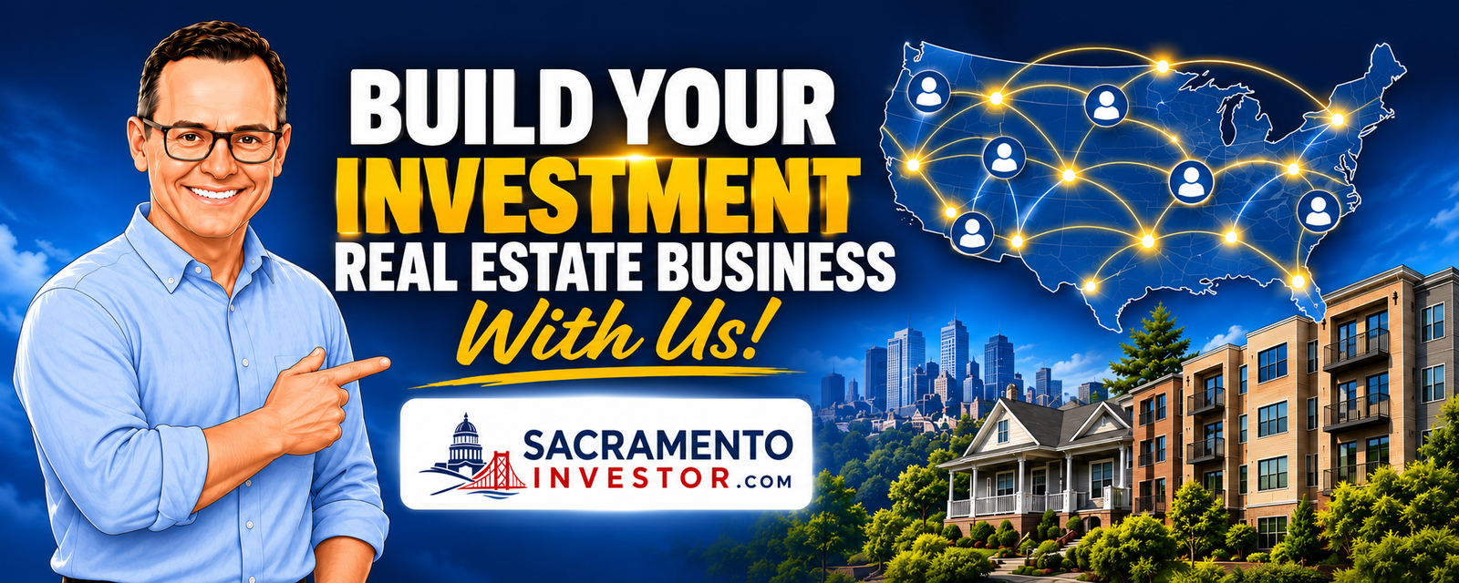 Build your real estate investment business with Sacramento Investor